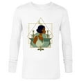 thumbnail image 1 of Disney Princess Tiana Modern Art Deco Style - Long Sleeve T-Shirt for Men - Customized-White, 1 of 5