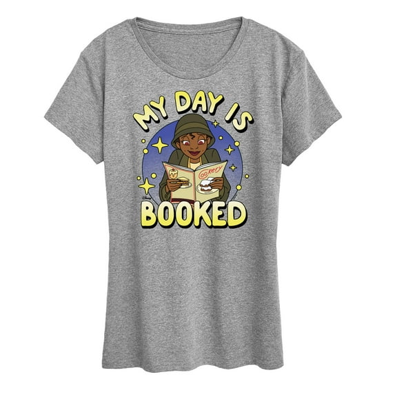 Disney Princess - Tiana My Day Is Booked - Women's Short Sleeve Graphic T-Shirt
