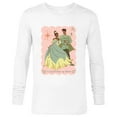thumbnail image 1 of Disney Princess Tiana Naveen Jazzed to Call You My Valentine - Long Sleeve T-Shirt for Men - Customized-White, 1 of 5