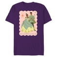 thumbnail image 1 of Disney Princess Tiana Naveen Jazzed to Call You My Valentine - Short Sleeve Blended T-Shirt for Adults - Customized-Purple, 1 of 5