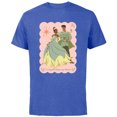 thumbnail image 1 of Disney Princess Tiana Naveen Jazzed to Call You My Valentine - Short Sleeve Cotton T-Shirt for Adults - Customized-Royal Heather, 1 of 5