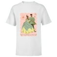 thumbnail image 1 of Disney Princess Tiana Naveen Jazzed to Call You My Valentine - Short Sleeve T-Shirt for Kids - Customized-White, 1 of 5