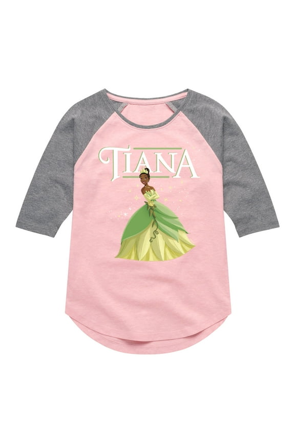 - Tiana - Toddler And Youth Girls Raglan Graphic T-Shirt