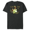 thumbnail image 1 of Disney Princess Tiana Winter Dreams Holiday Standard - Short Sleeve Blended T-Shirt for Adults – Customized-Dark Heather, 1 of 5