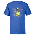 thumbnail image 1 of Disney Princess Tiana Winter Dreams Holiday Standard - Short Sleeve T-Shirt for Kids – Customized-Royal, 1 of 5