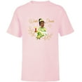 thumbnail image 1 of Disney Princess Tiana Winter Dreams Holiday Standard - Short Sleeve T-Shirt for Kids – Customized-Soft Pink, 1 of 5