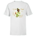 thumbnail image 1 of Disney Princess Tiana Winter Dreams Holiday Standard - Short Sleeve T-Shirt for Kids – Customized-White, 1 of 5