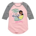 thumbnail image 1 of Disney Princess - Tianas Place - Toddler And Youth Girls Raglan Graphic T-Shirt, 1 of 5