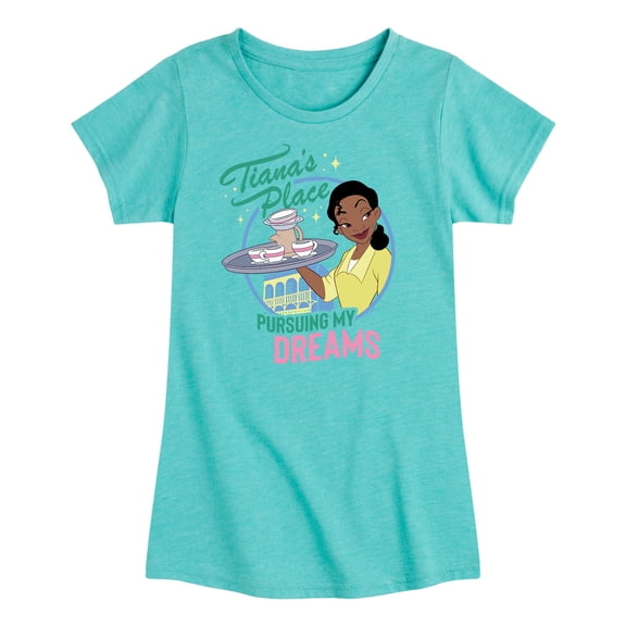 Disney Princess - Tianas Place - Toddler And Youth Girls Short Sleeve Graphic T-Shirt