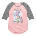 thumbnail image 1 of Disney Princess - Tides 'N' Vibes - Toddler & Youth Girls Raglan Graphic T-Shirt, 1 of 5