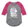 thumbnail image 1 of Disney Princess - Tides 'N' Vibes - Toddler & Youth Girls Raglan Graphic T-Shirt, 1 of 4