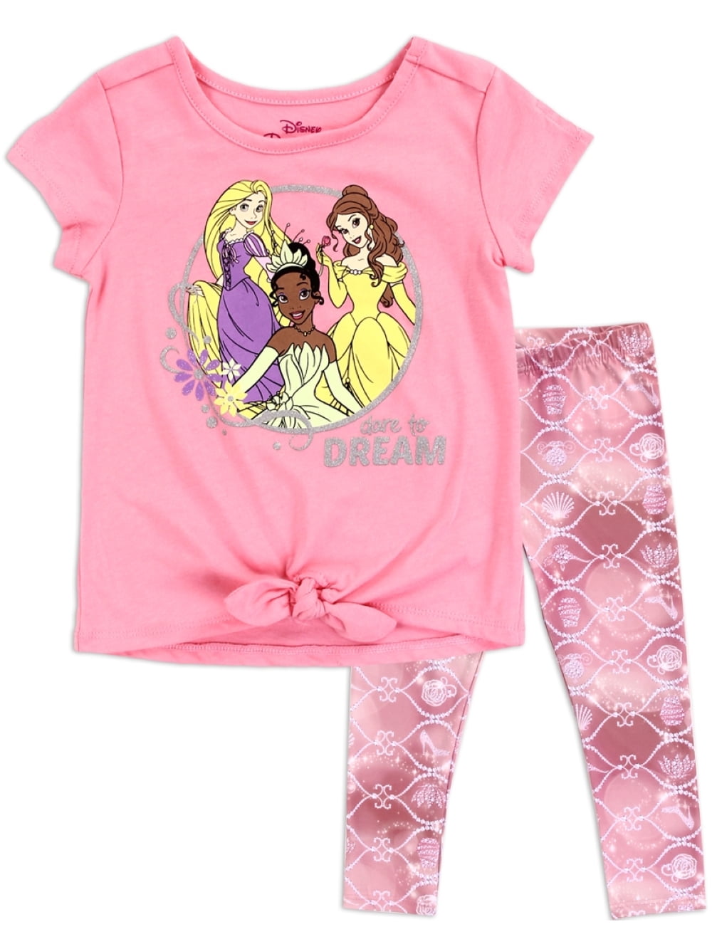 Disney Princess Tie-Front Top and Leggings Set (Toddler Girls) 