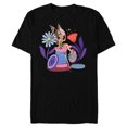 thumbnail image 1 of Disney Princess Tinker Bell Fairy Buttons and Thread - Short Sleeve Blended T-Shirt for Adults - Customized-Black, 1 of 5