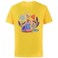 thumbnail image 1 of Disney Princess Tinker Bell Fairy Buttons and Thread - Short Sleeve Cotton T-Shirt for Adults - Customized-Yellow, 1 of 5