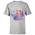 thumbnail image 1 of Disney Princess Tinker Bell Fairy Buttons and Thread - Short Sleeve T-Shirt for Kids - Customized-Athletic Heather, 1 of 5