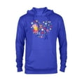 thumbnail image 1 of Disney Princess Tinker Bell Fairy and Flower Heart - Pullover Hoodie for Adults - Customized-Navy, 1 of 5