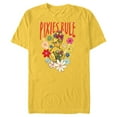 thumbnail image 1 of Disney Princess Tinker Bell Pixies Rule - Short Sleeve Blended T-Shirt for Adults - Customized-Yellow, 1 of 5