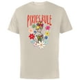 thumbnail image 1 of Disney Princess Tinker Bell Pixies Rule - Short Sleeve Cotton T-Shirt for Adults - Customized-Natural, 1 of 5