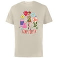thumbnail image 1 of Disney Princess Tinker Bell Stay Feisty - Short Sleeve Cotton T-Shirt for Adults - Customized-Natural, 1 of 5