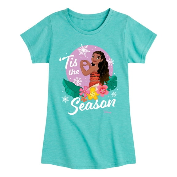 Disney Princess - Tis The Season - Youth Girls Short Sleeve T-Shirt