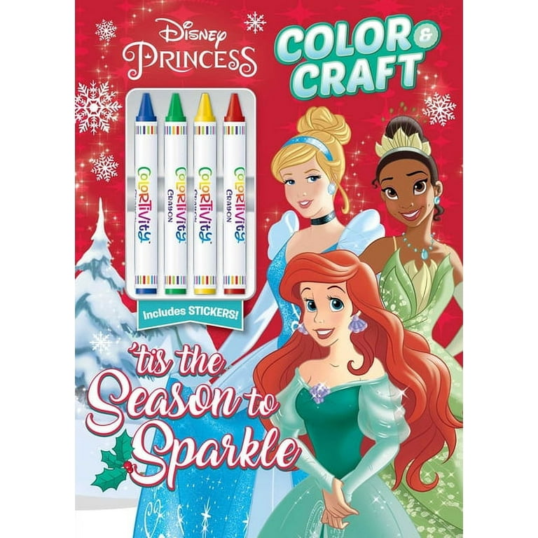 DISNEY Adult Disney Glitter Coloring Lesson Sparkle Painting Japanese Book