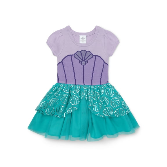 Disney Princess Toddler Girl Ariel Cosplay Dress, Sizes 12M-5T