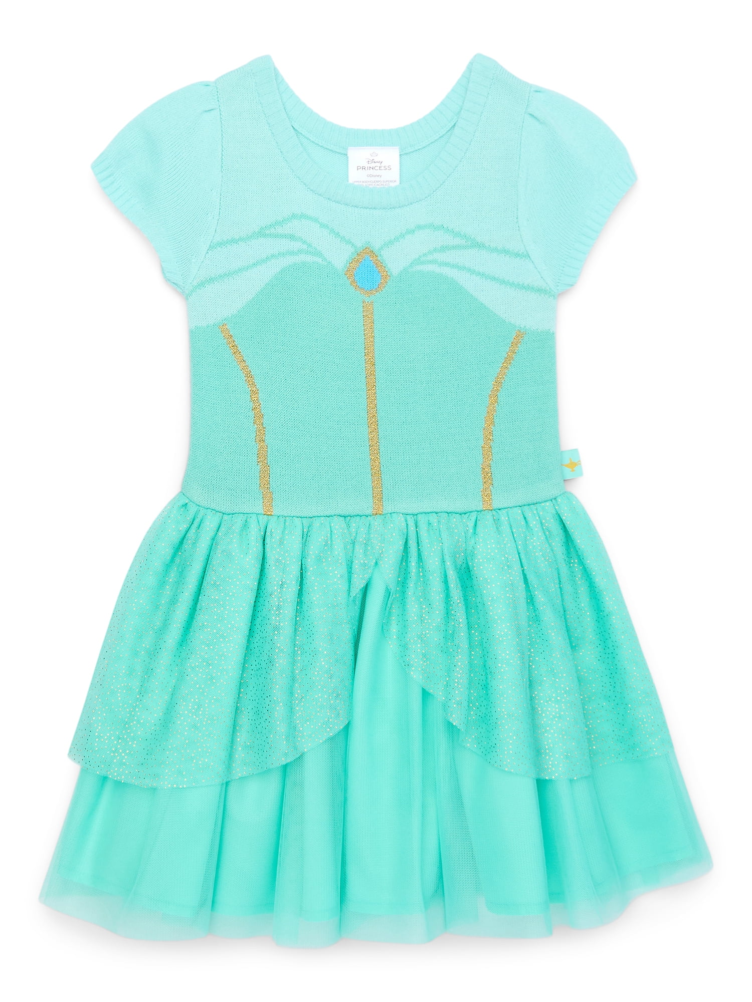 open lace back dress Disney Princess Jasmine Tulle Dress Toddler to Big Kid main image 1