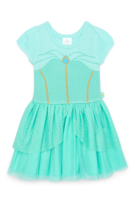 Disney Princess Toddler Girl Cosplay Jasmine Dress, Sizes 12 Months - 5T