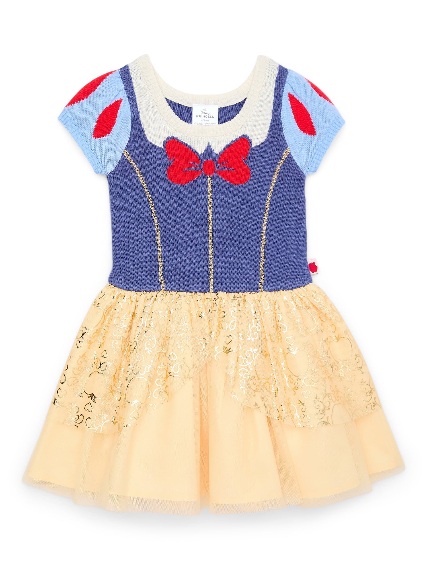 Disney Princess Toddler Girl Cosplay Snow White Dress, Sizes 12