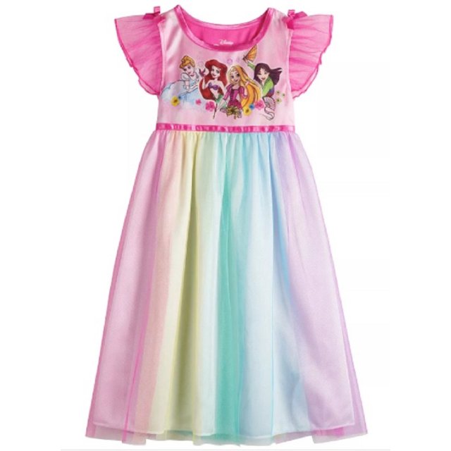Disney Princess Toddler Girl Fantasy Dress Nightgown 3T