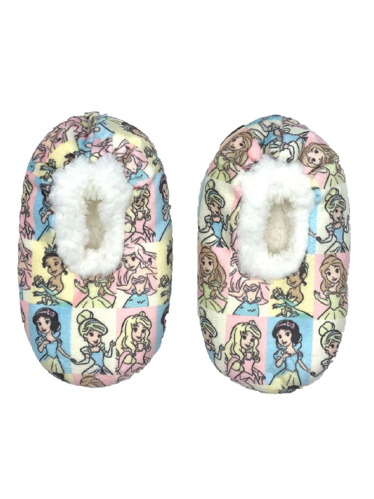 Disney Princess, Toddler Girl Fuzzy Babba Slipper Socks, 1Pack, Sizes