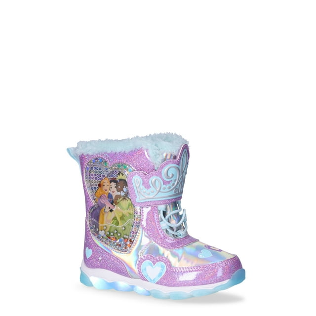 Disney Princess Toddler Girl Light Up Winter Boots, Sizes 712