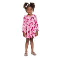 thumbnail image 1 of Disney Princess Toddler Girl Long Sleeve All Over Print Dress, Sizes 12M-5T, 1 of 7