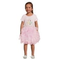 thumbnail image 1 of Disney Princess Toddler Girl Short Sleeve Tutu Dress, Sizes 12M-5T, 1 of 5