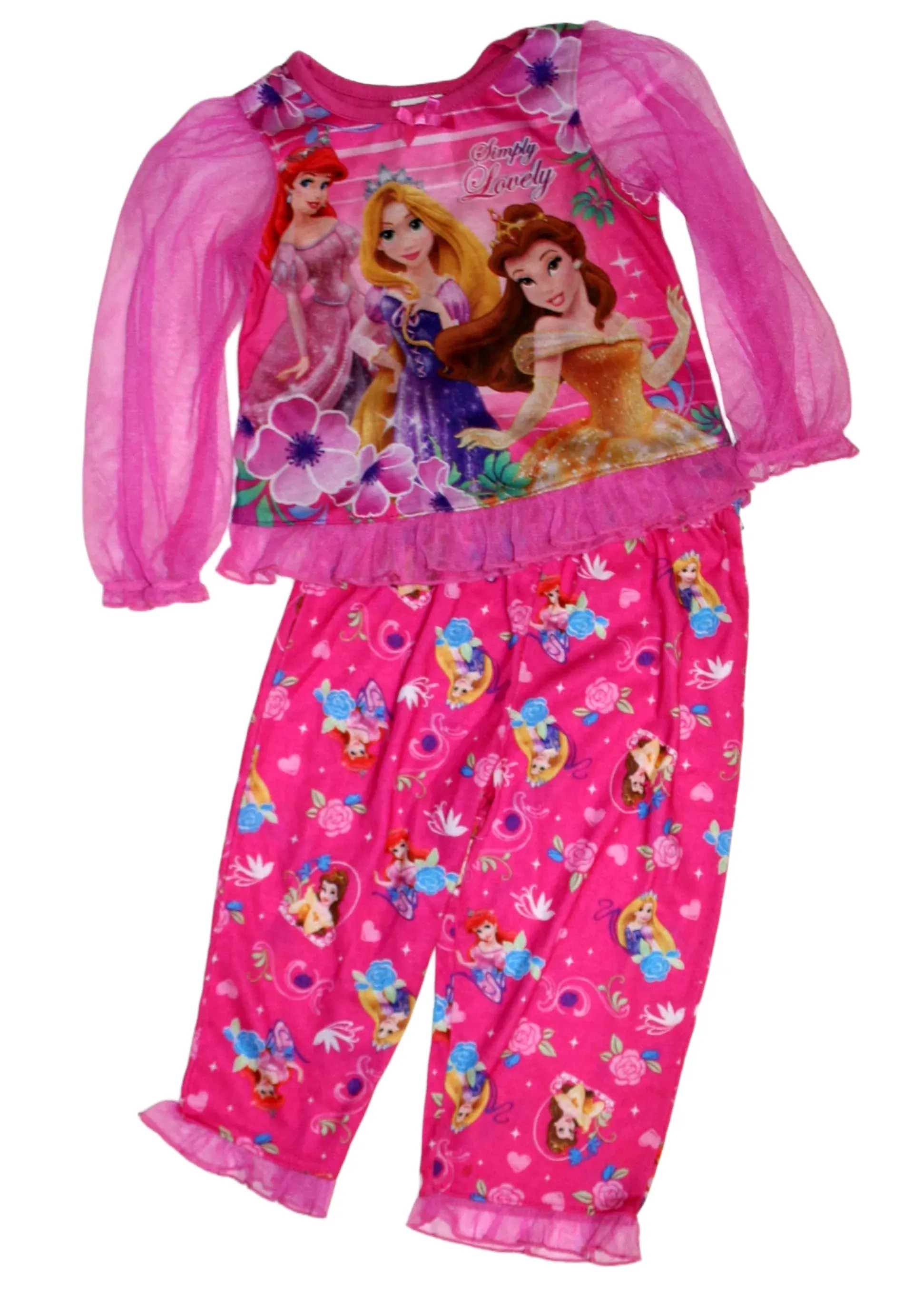 Pink Princess Pyjamas Disney Princess Toddler Girl's