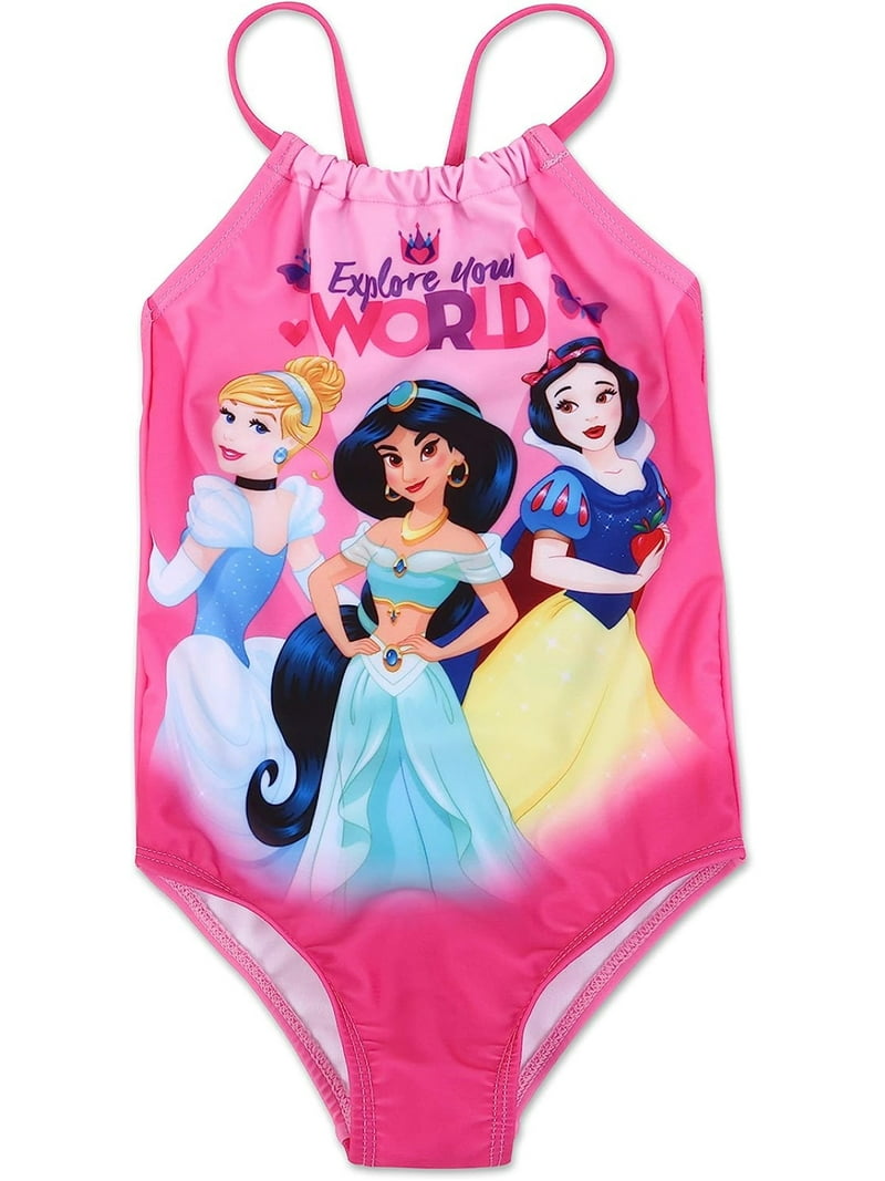 Disney Princess Toddler Girls' Piece Swimsuit, Pink (2T