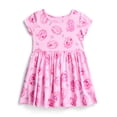 thumbnail image 1 of Disney Princess Toddler Girl Allover Print Dress with Short Sleeves, Sizes 12M-5T, 1 of 3