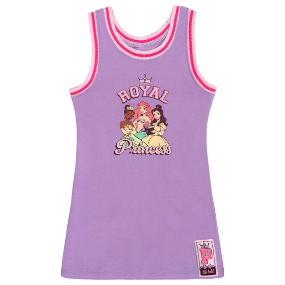 Disney Princess Toddler Girls' Athletic Jersey Dress Lilac