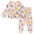 thumbnail image 1 of Disney Princess Toddler Girls' Fleece Sweatshirt and Pants Set Pink, 1 of 5
