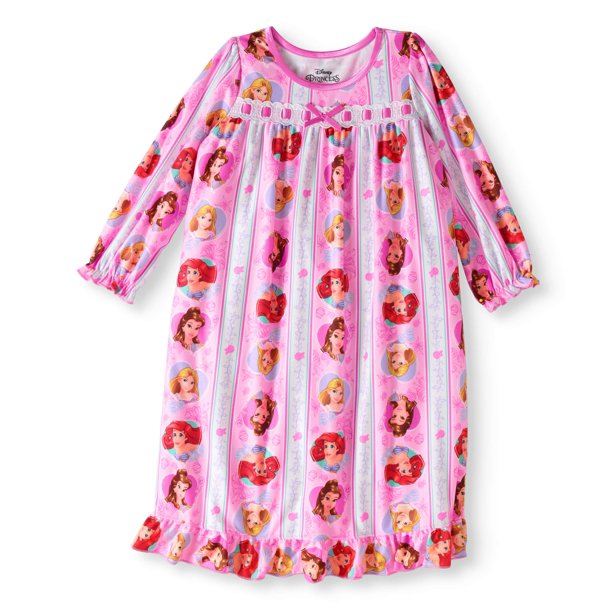 Disney Princess Toddler Girls' Long Sleeve Nightgown