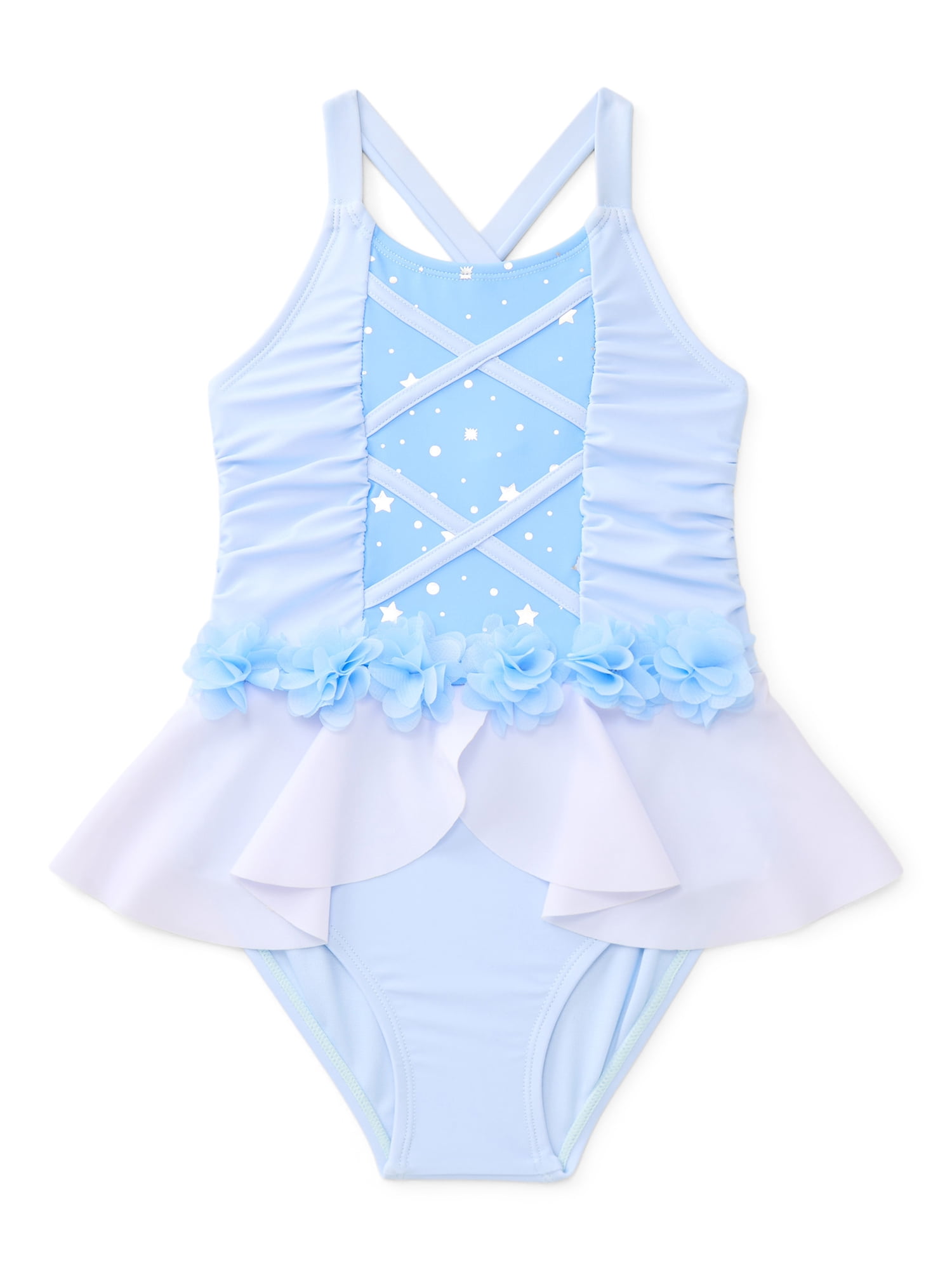 Character Toddler Girl Princess Cosplay Swimsuit, Sizes 12M-5T