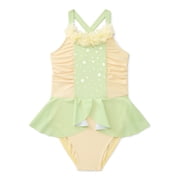 Character Toddler Girl Princess Cosplay Swimsuit, Sizes 12M-5T