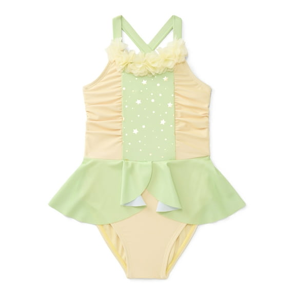 Character Toddler Girl Princess Cosplay Swimsuit, Sizes 12M-5T