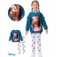 thumbnail image 1 of Disney Princess Toddler Girls Ruffle Sweatshirt and Leggings Moana Graphic Teal Outfit 2-Piece Set 4-5Y, 1 of 12