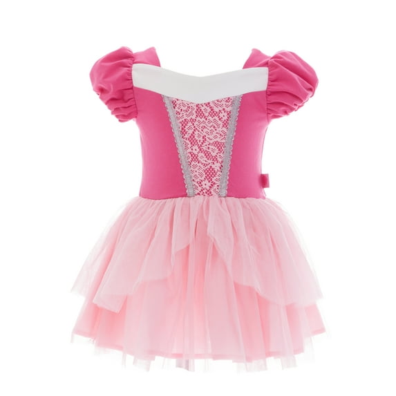 Disney Princess Toddler Girls Sleeping Beauty Aurora Cosplay Tutu Dress, Sizes 12M-5T