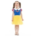 thumbnail image 1 of Disney Princess Toddler Girls Snow White Puff Sleeve Cosplay Tutu Dress, Sizes 12 Months-5T, 1 of 14