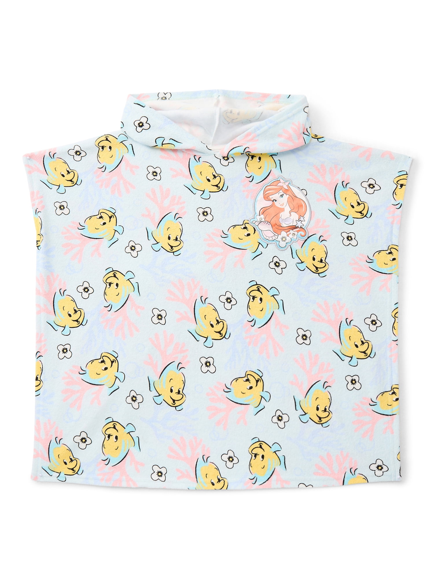 Character Toddler Girl Terry Cover Up Dress with Hood, Sizes 12M-5T