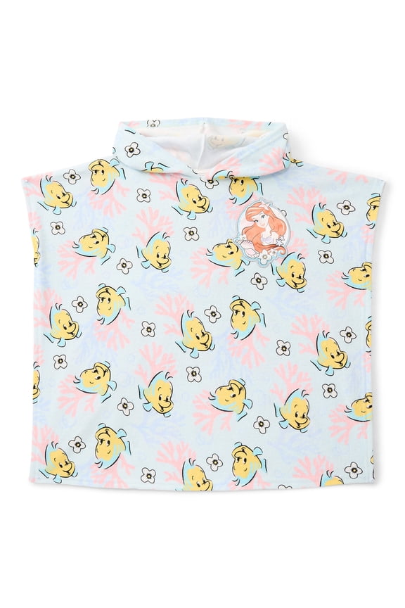 Character Toddler Girl Terry Cover Up Dress with Hood, Sizes 12M-5T