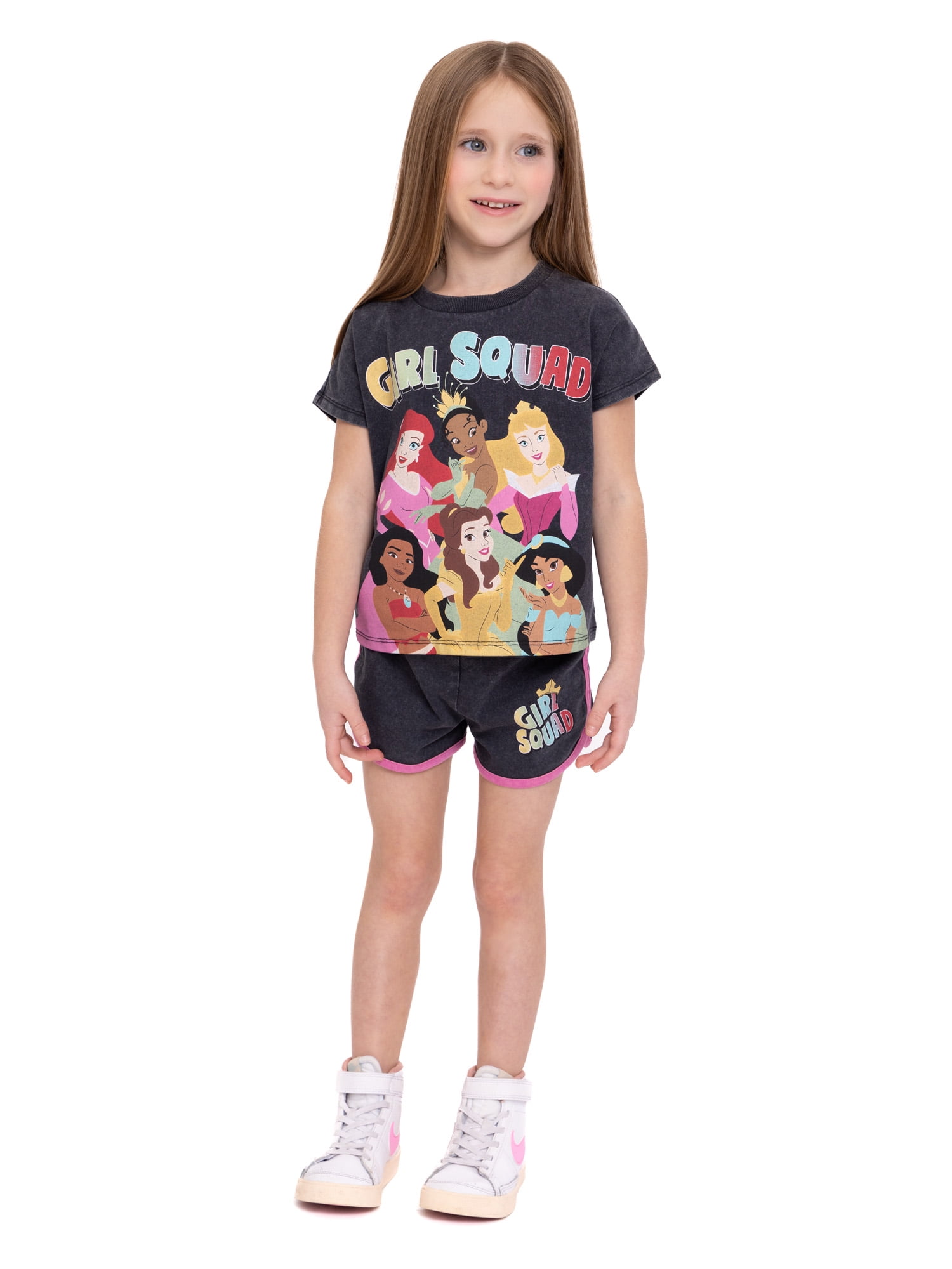 Princess Toddler Girls T-Shirt and Shorts Set, 2-Piece, Sizes 2T-5T