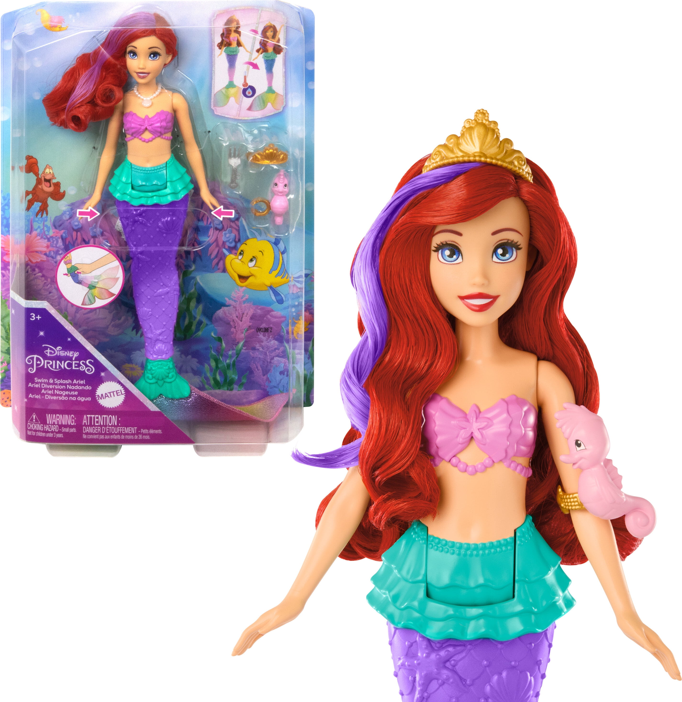 1997 Disney The Little Mermaid Swimming Ariel Doll New deals